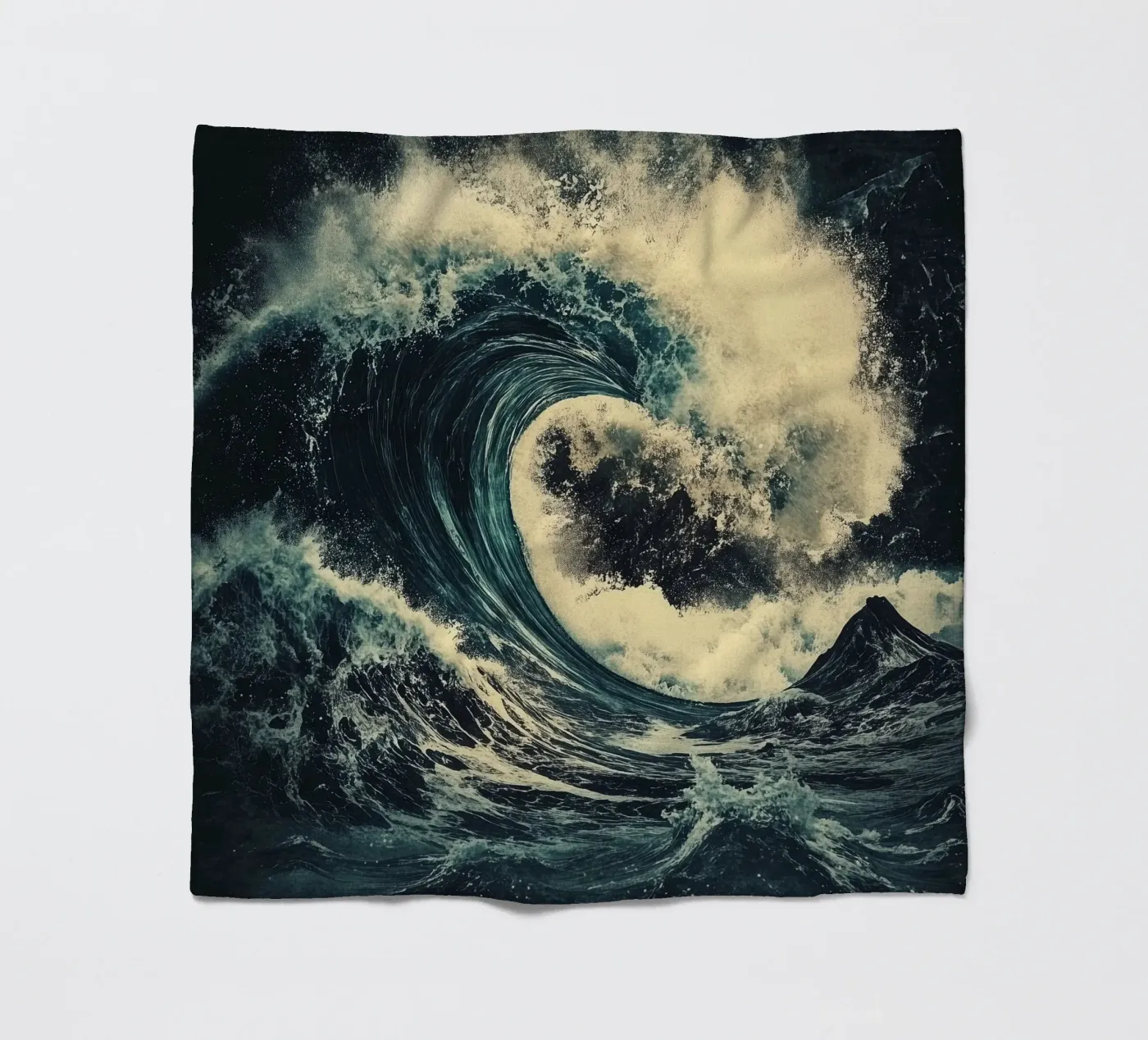 strong wave fleece blanket by Synthaira