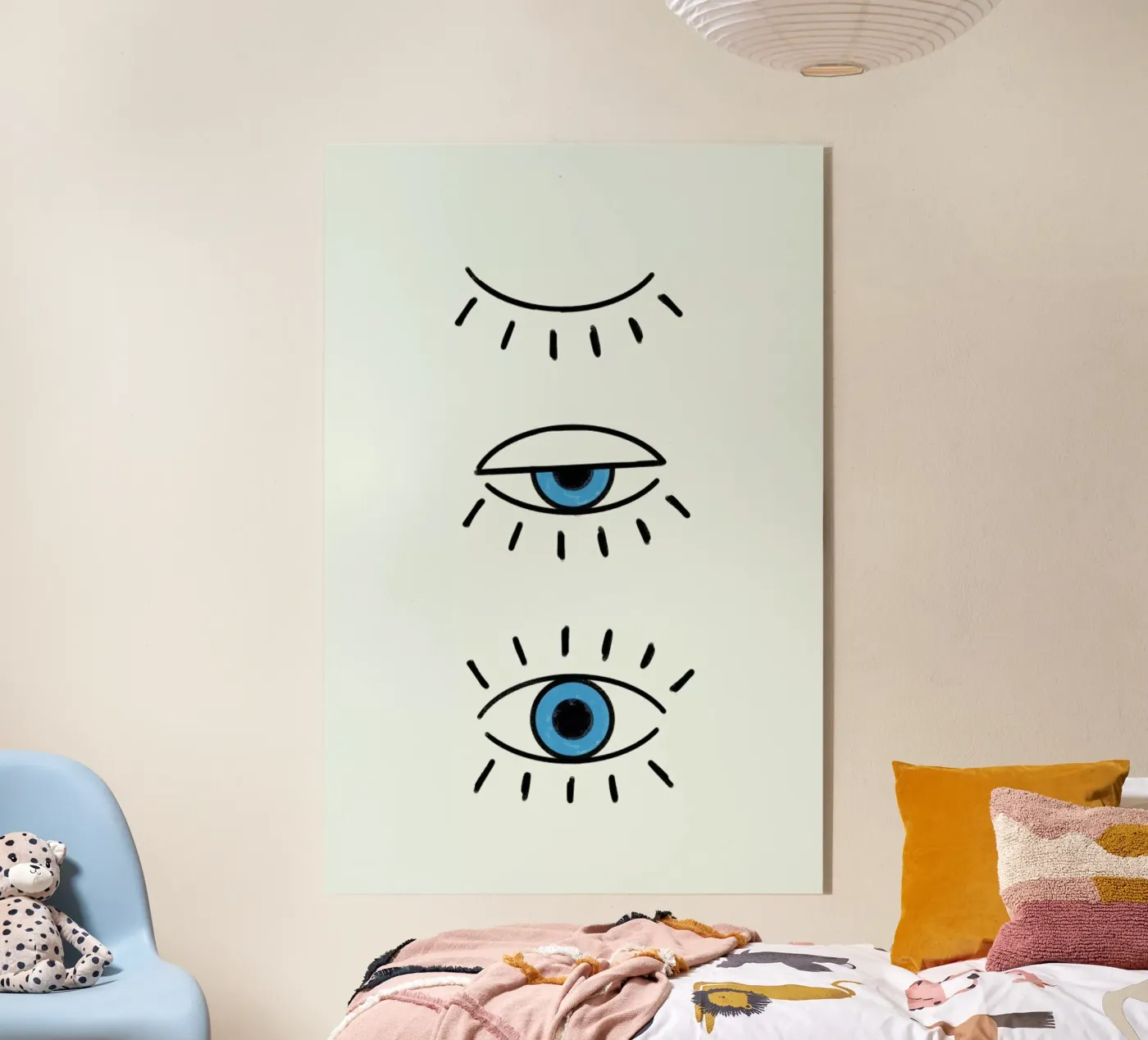 Summer Evil Eye Acryl-Glas von cafelab