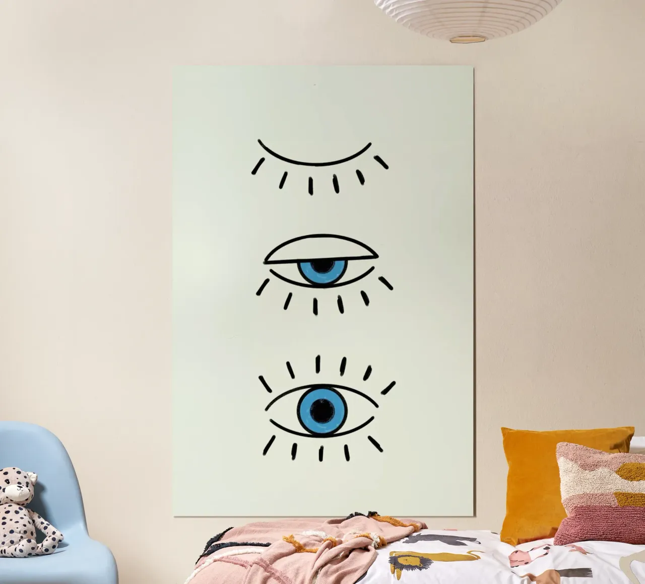 Summer Evil Eye poster da cafelab