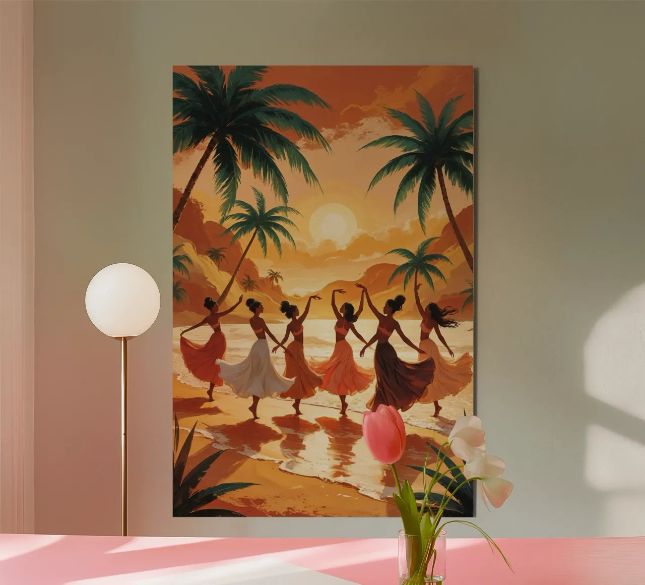 Harmony in the Golden Light alluminio dibond da AlbertKlee