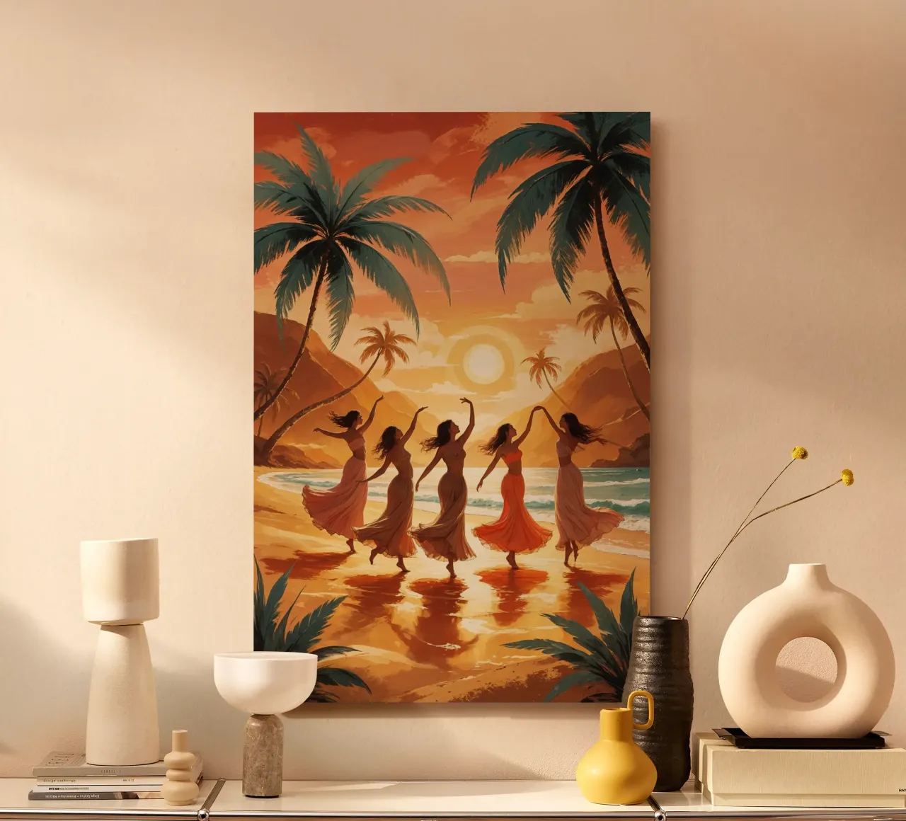Dancing Spirits at Dusk alluminio dibond da AlbertKlee