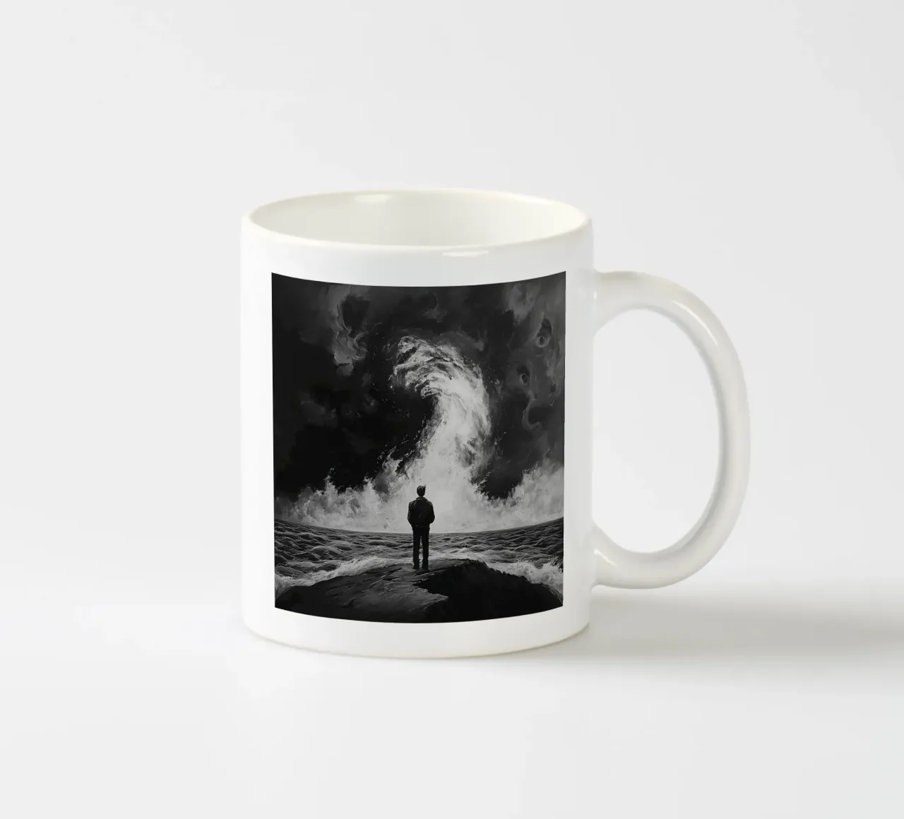 a dark wave tazza in ceramica da Synthaira