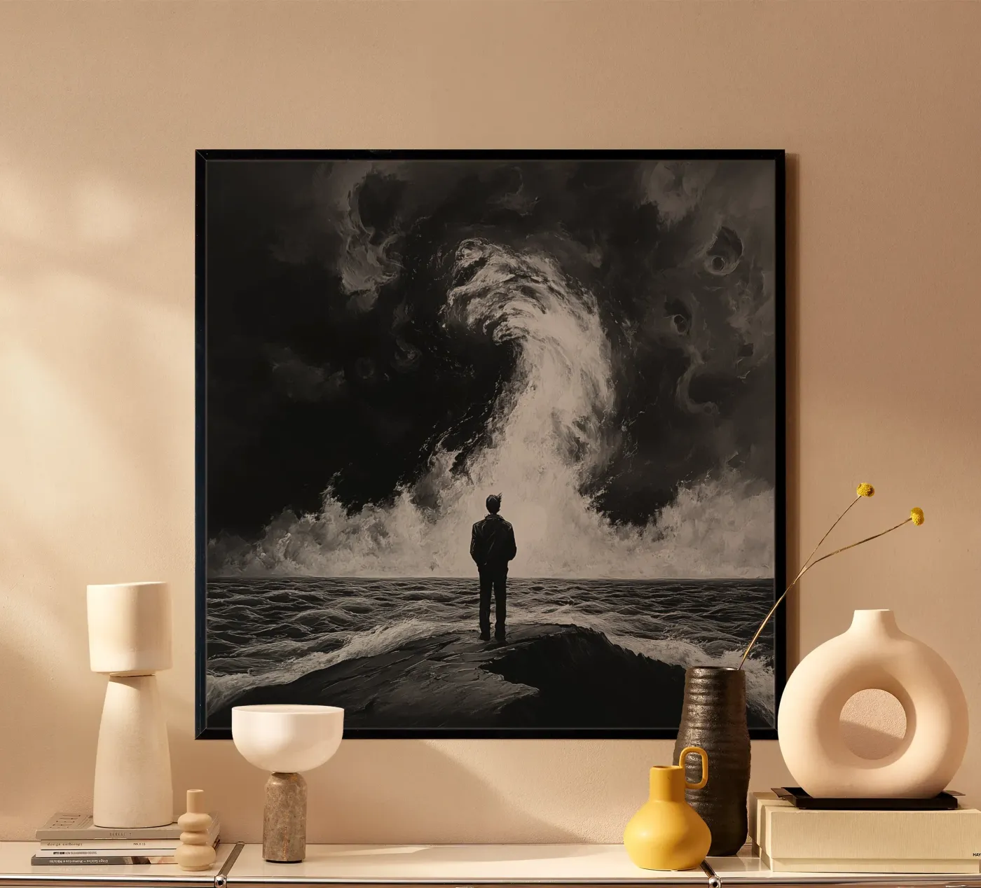 a dark wave poster by Synthaira