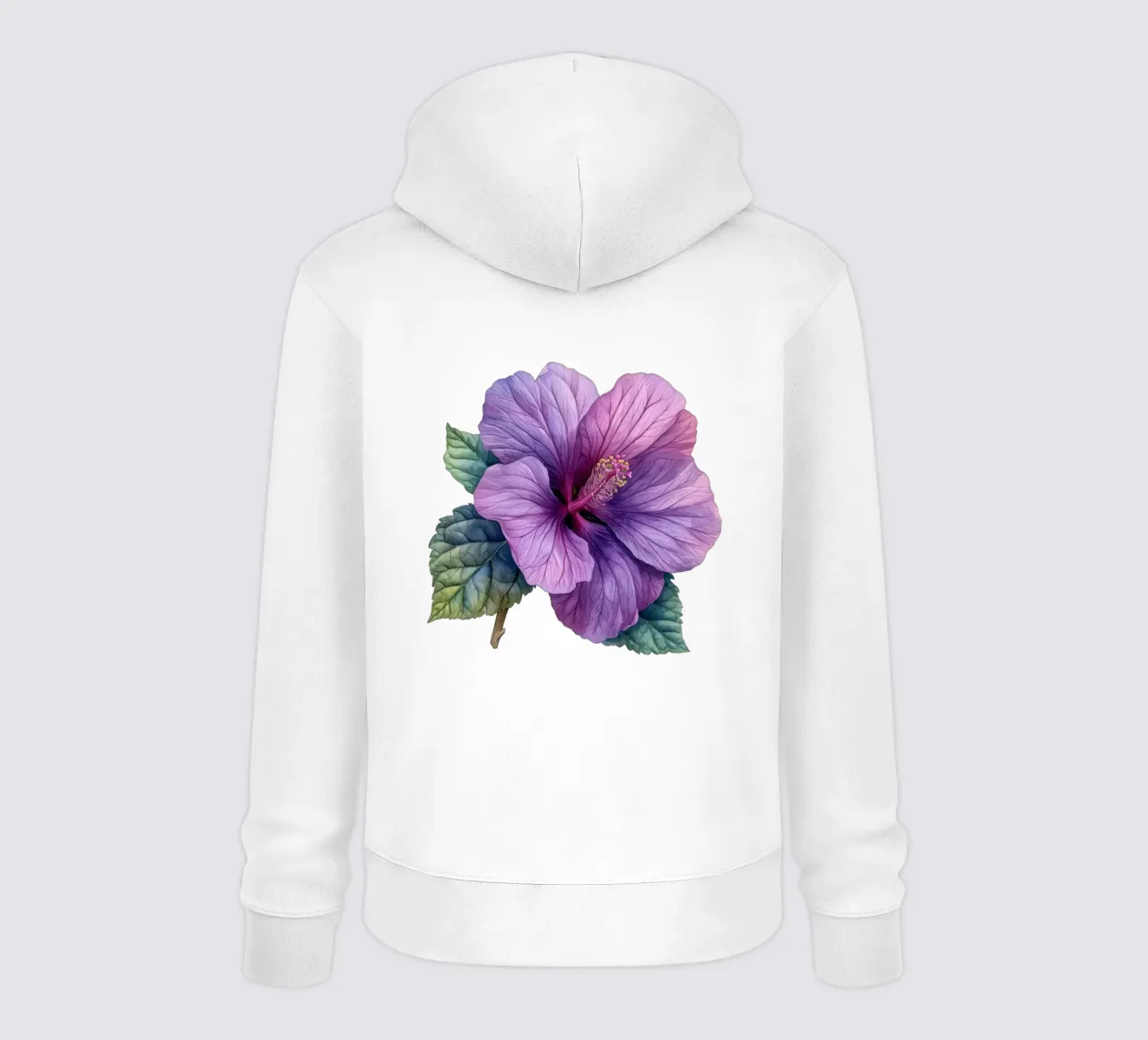 Fiore di malva 2 felpa con cappuccio da Bold Blooms
