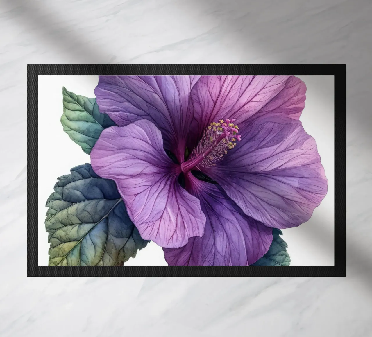 Fiore di malva 2 zerbino da Bold Blooms