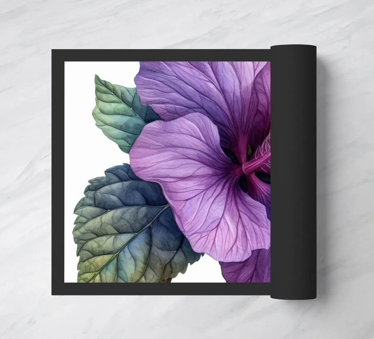 Fiore di malva 2 zerbino da Bold Blooms