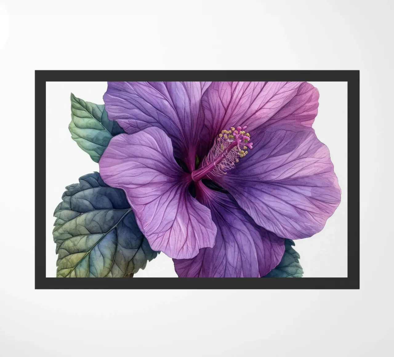 Fiore di malva 2 zerbino da Bold Blooms