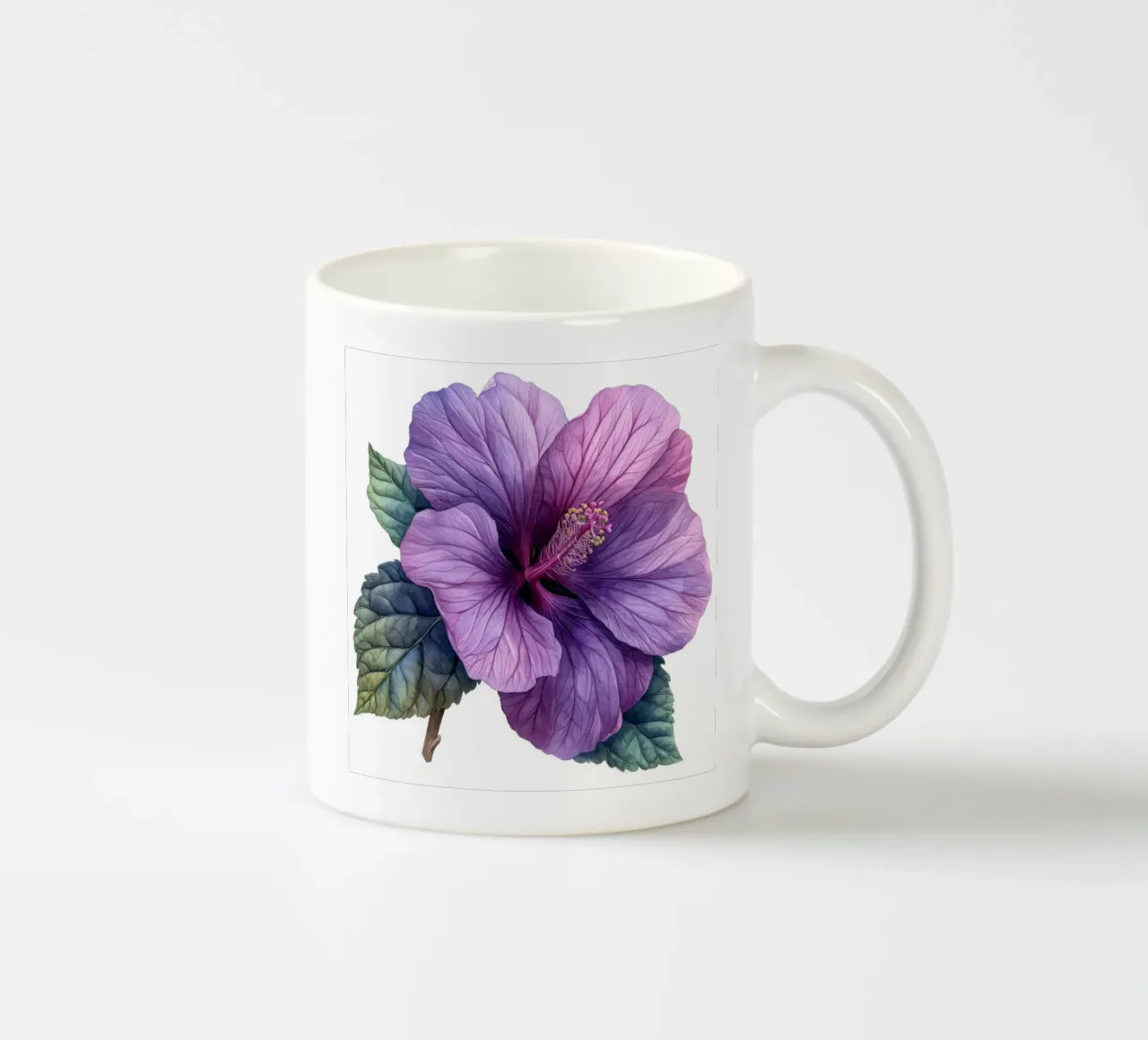 Fiore di malva 2 tazza in ceramica da Bold Blooms