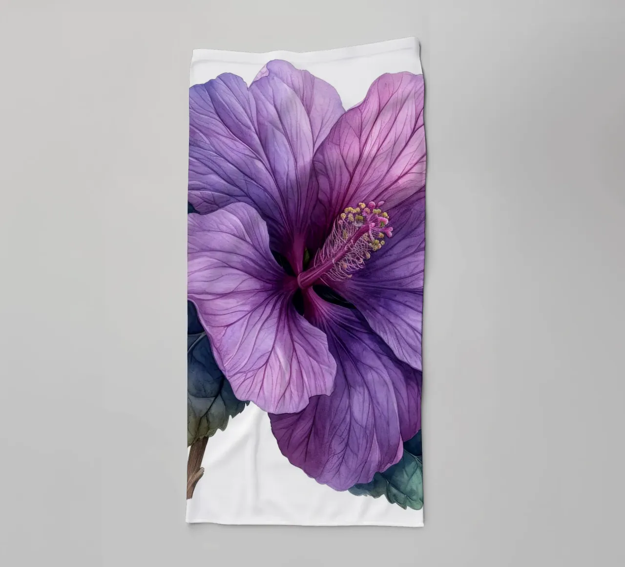 Mallow Flower 2 towel by Bold Blooms