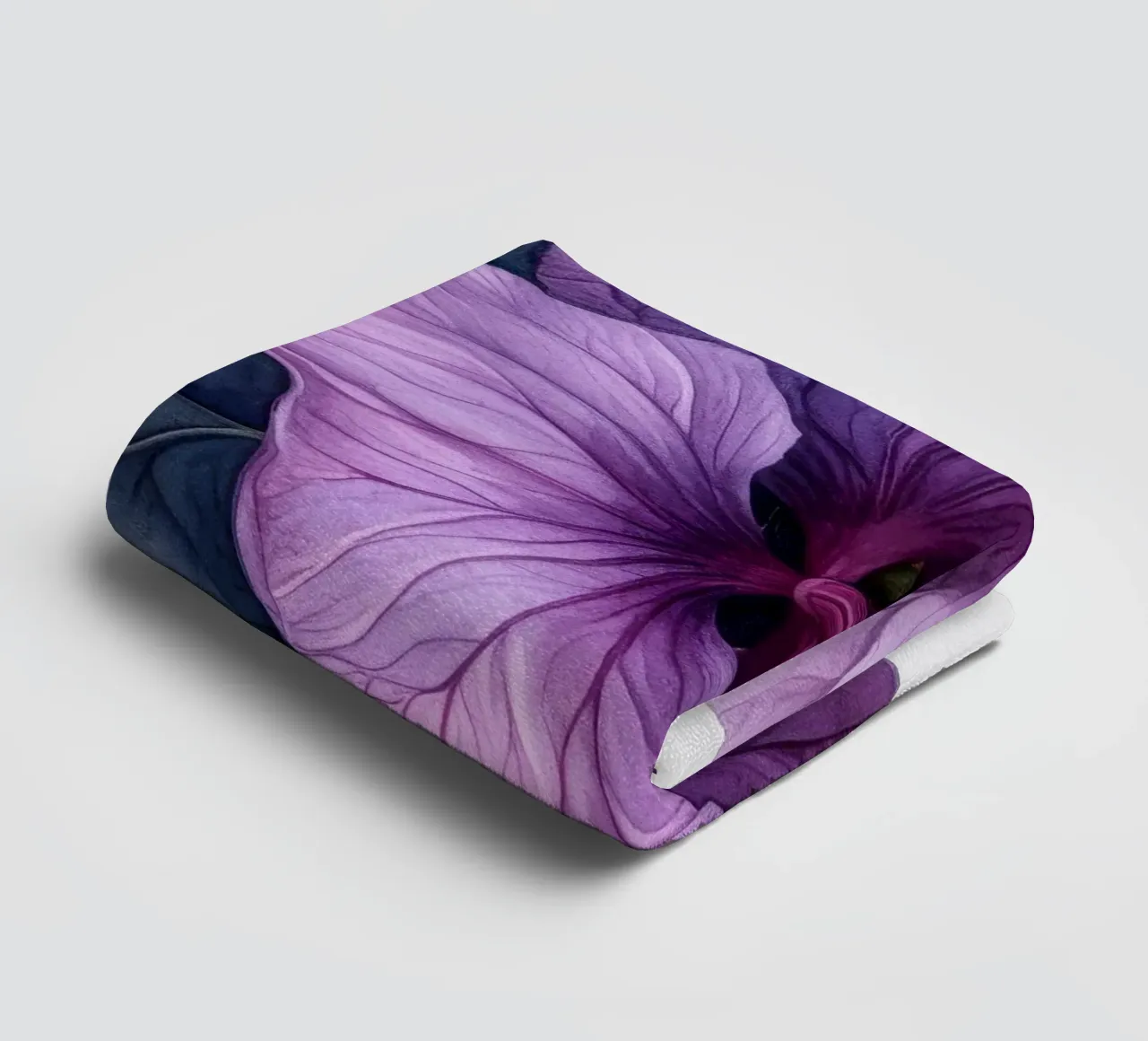 Mallow Flower 2 towel by Bold Blooms