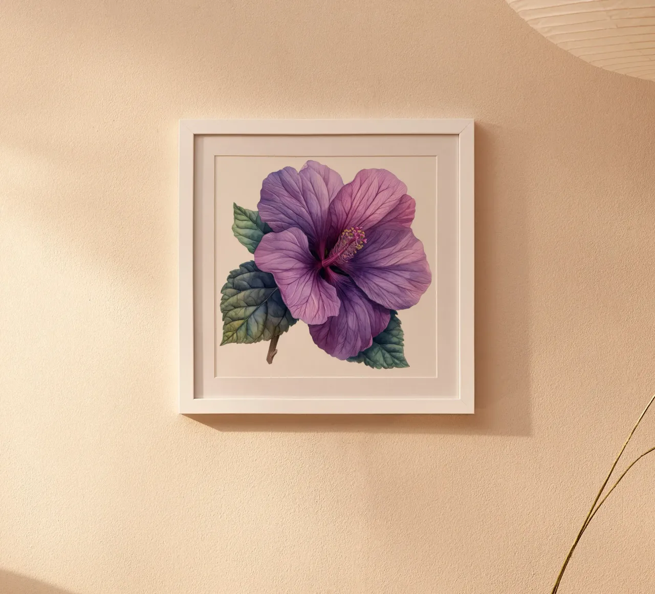 Fiore di malva 2 poster con telaio in plastica da Bold Blooms