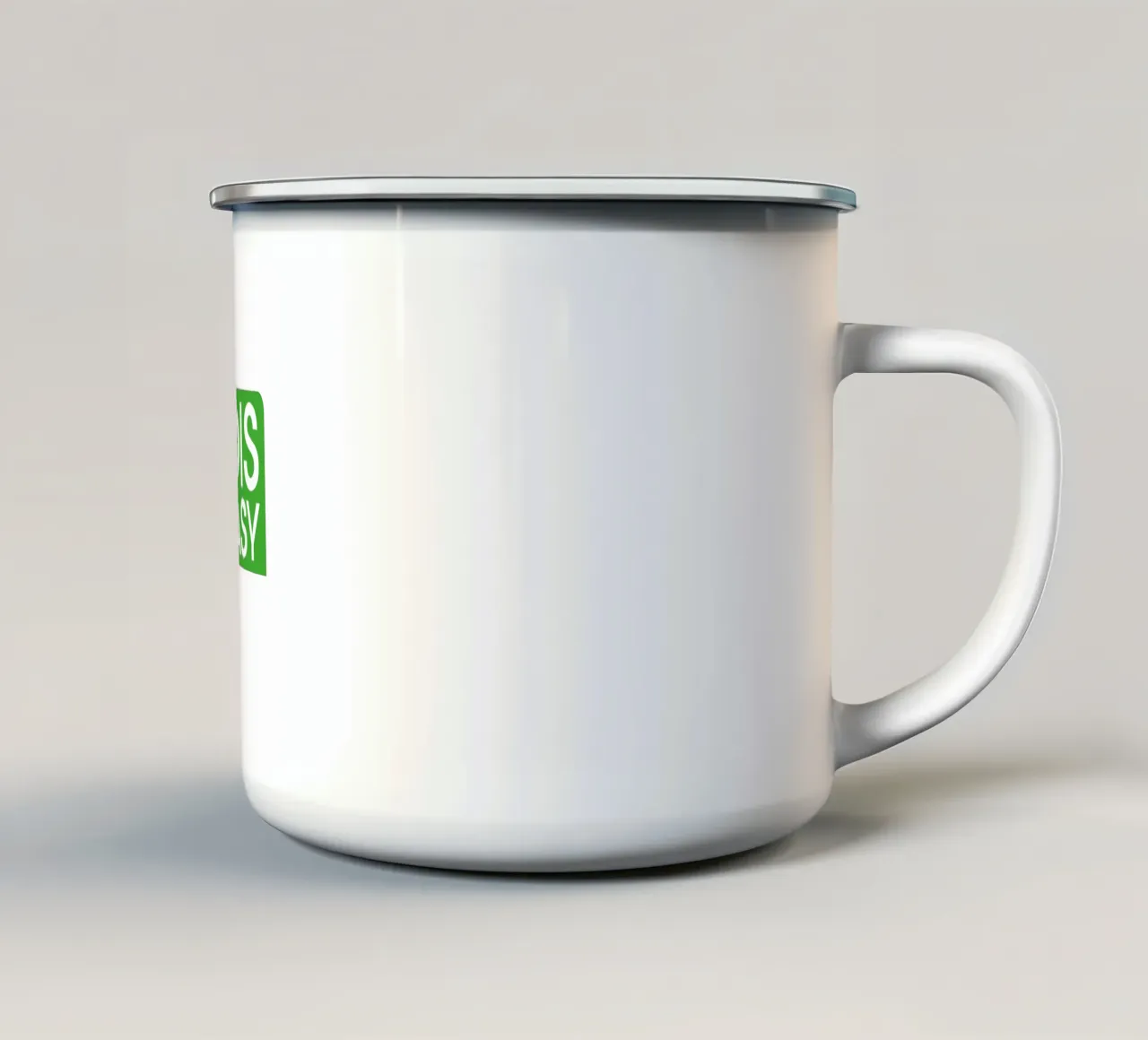 Ois Easy tazza in smalto da Flo Klein