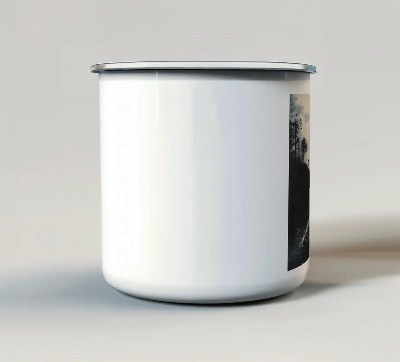 un'onda forte tazza in smalto da Synthaira