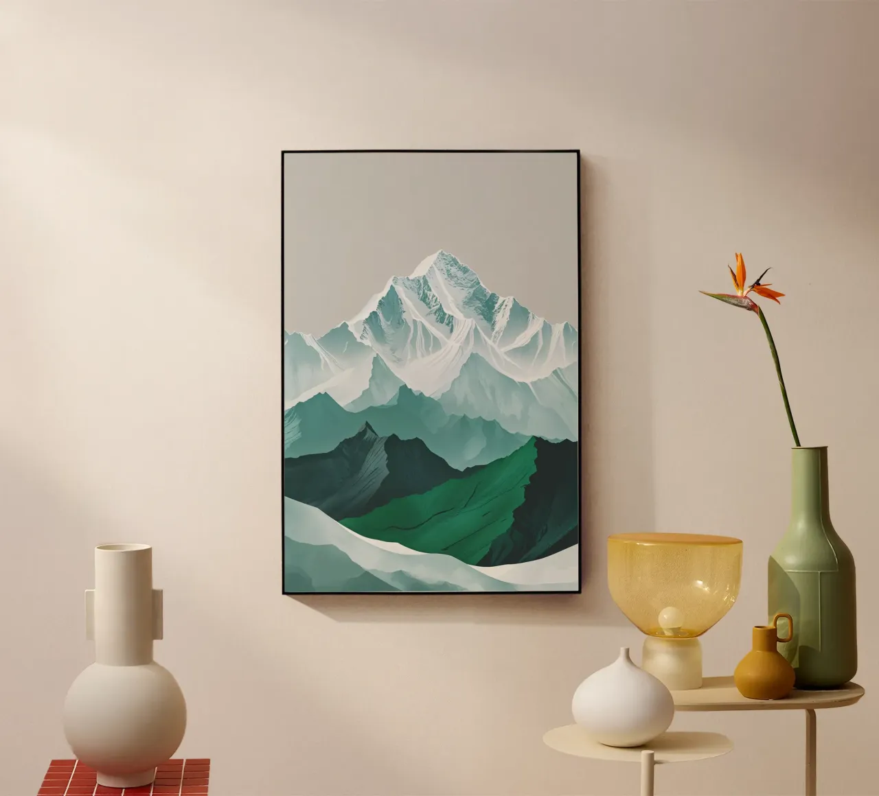 Kangchenjunga’s Snow-Capped Majesty metacrilato de AlbertKlee
