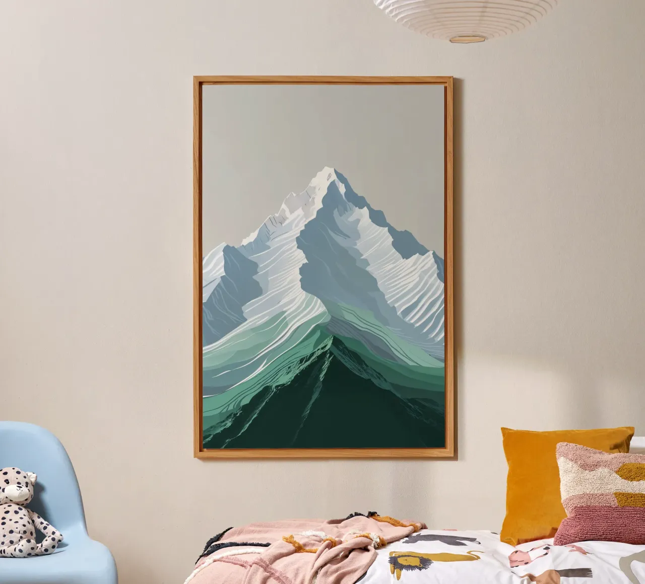 Minimalist Elegance of Kangchenjunga alluminio dibond da AlbertKlee