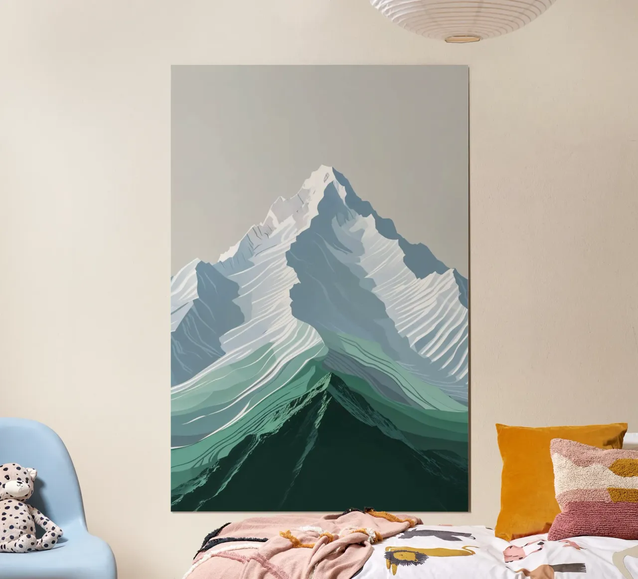Minimalist Elegance of Kangchenjunga carta hahnemühle da AlbertKlee