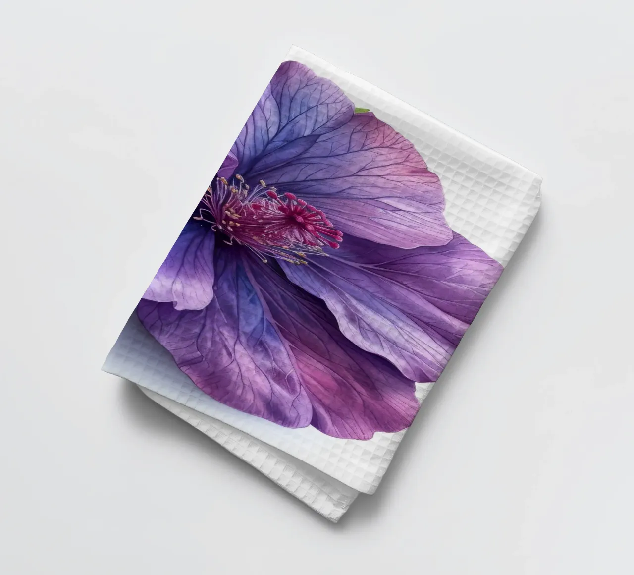 Fleur de mauve 3 torchon de Bold Blooms