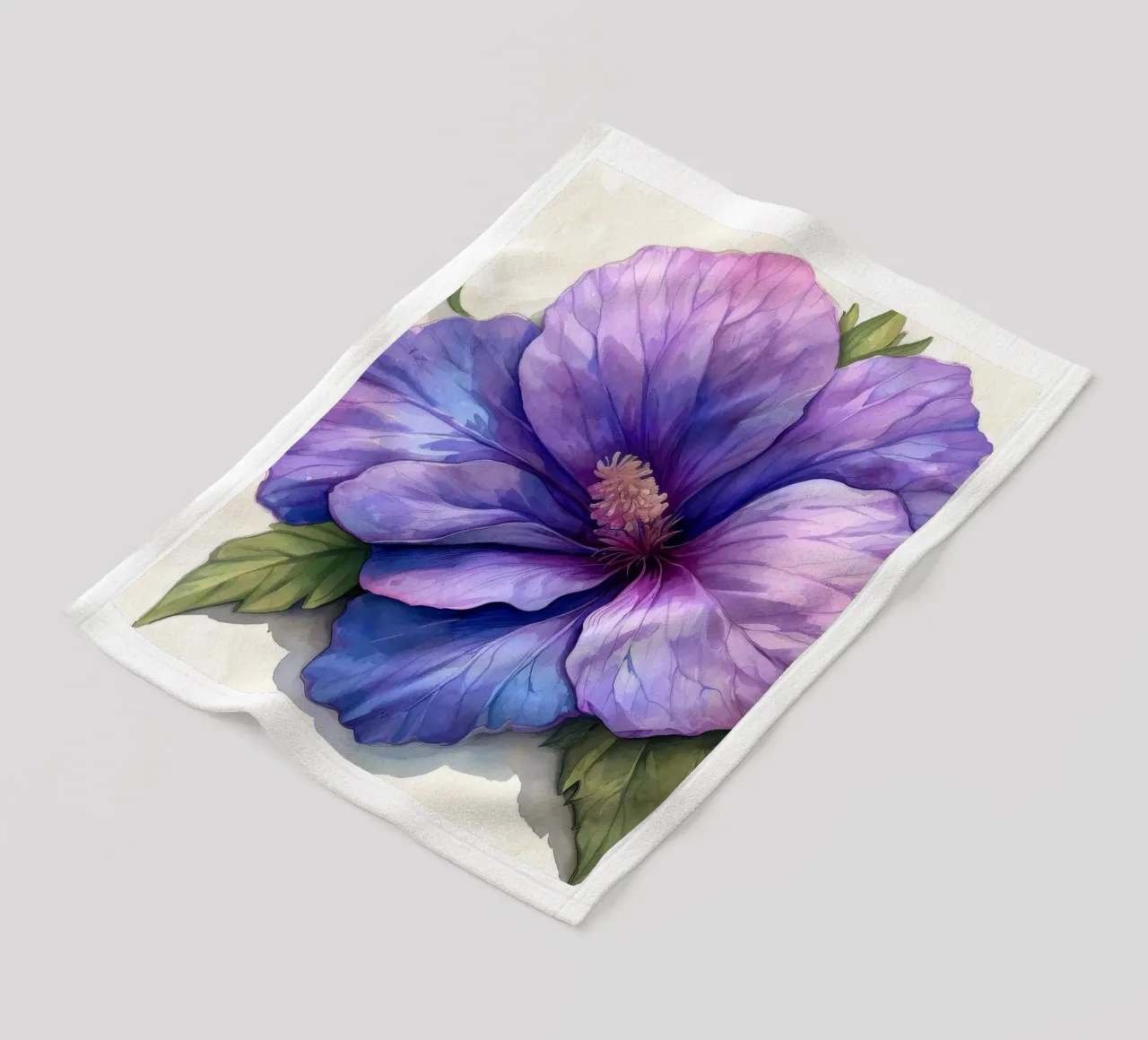 Fiore di malva 4 coperta in pile da Bold Blooms
