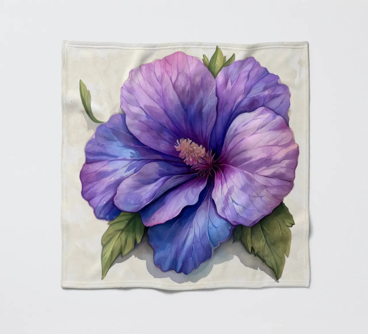 Fiore di malva 4 coperta in pile da Bold Blooms