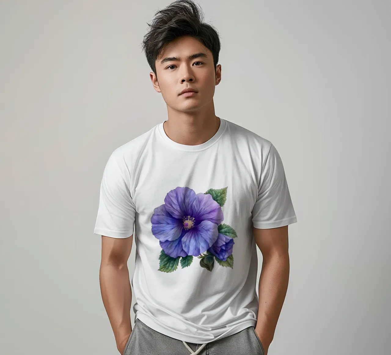Fleur de mauve 1 t-shirt de Bold Blooms