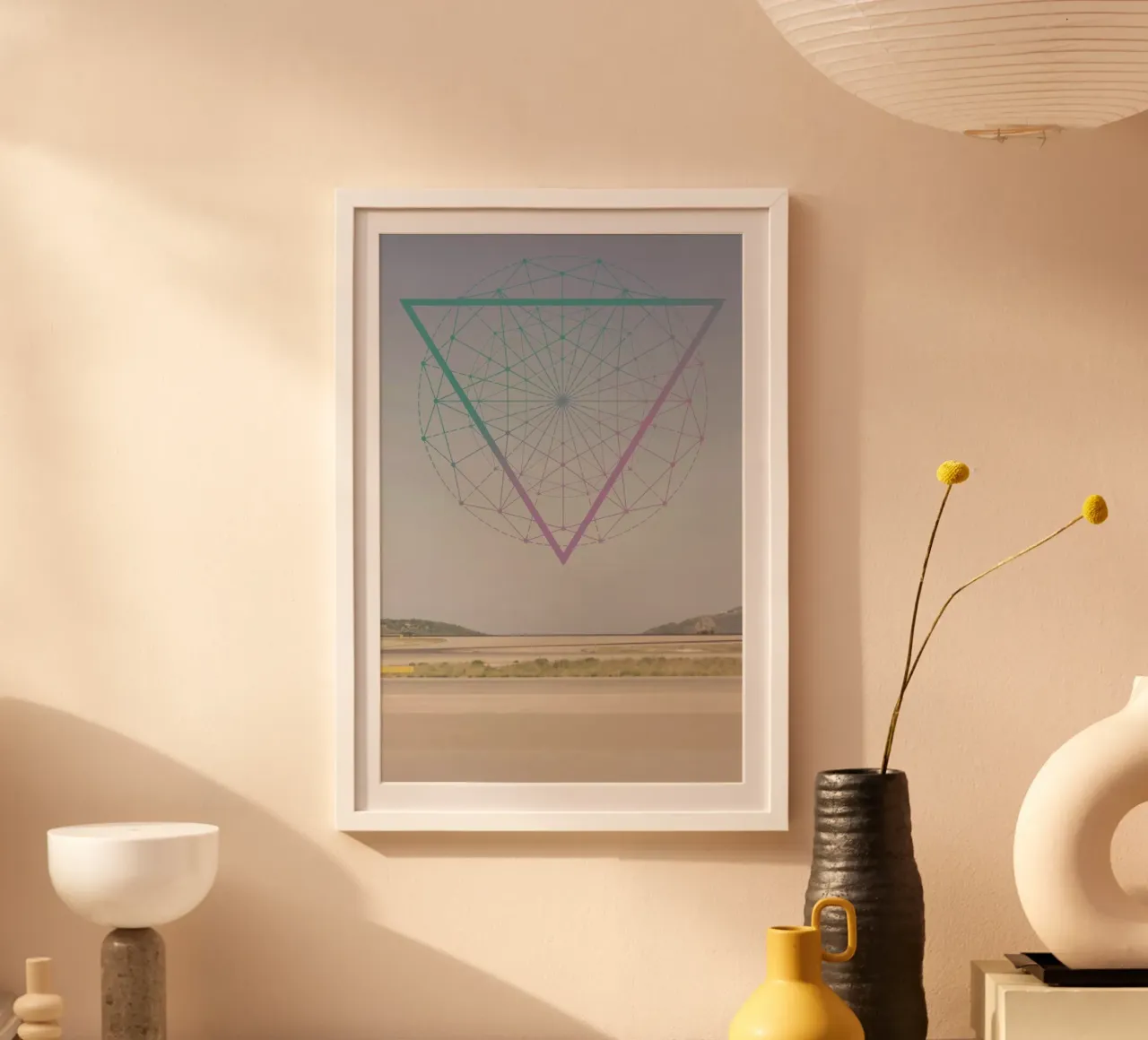 Athena poster con telaio in legno da Nicolas Messaritis