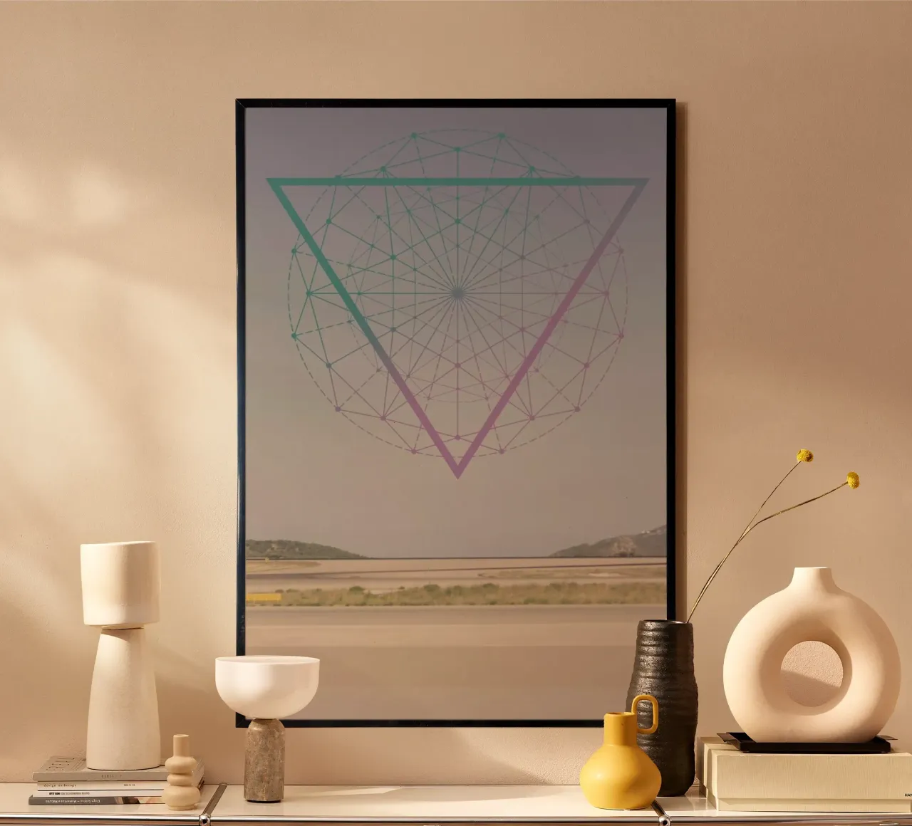 Athena poster con telaio in legno da Nicolas Messaritis