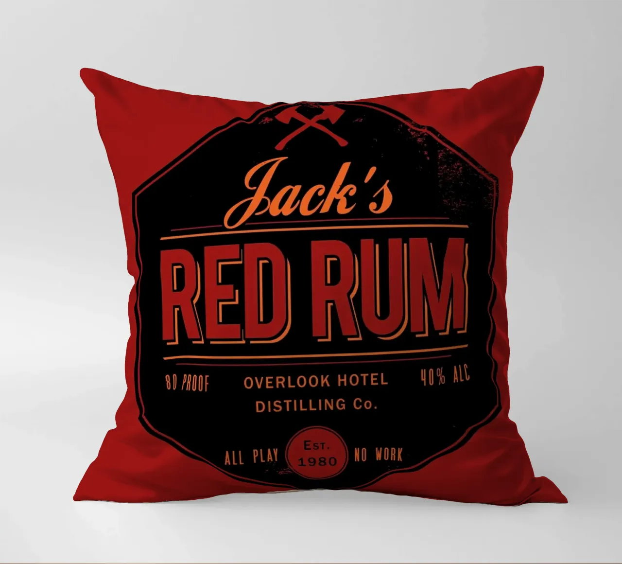 Jacks Red Rum cuscino da DinoMike