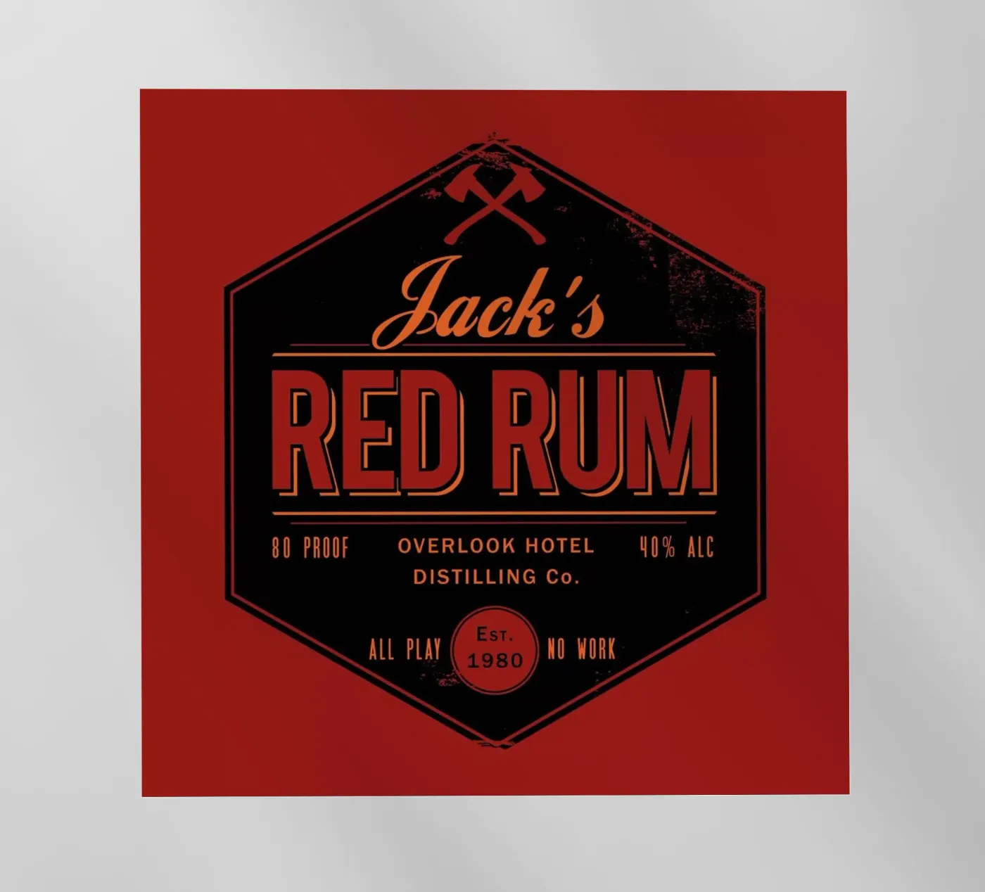 Jacks Red Rum pellicola backlit da DinoMike