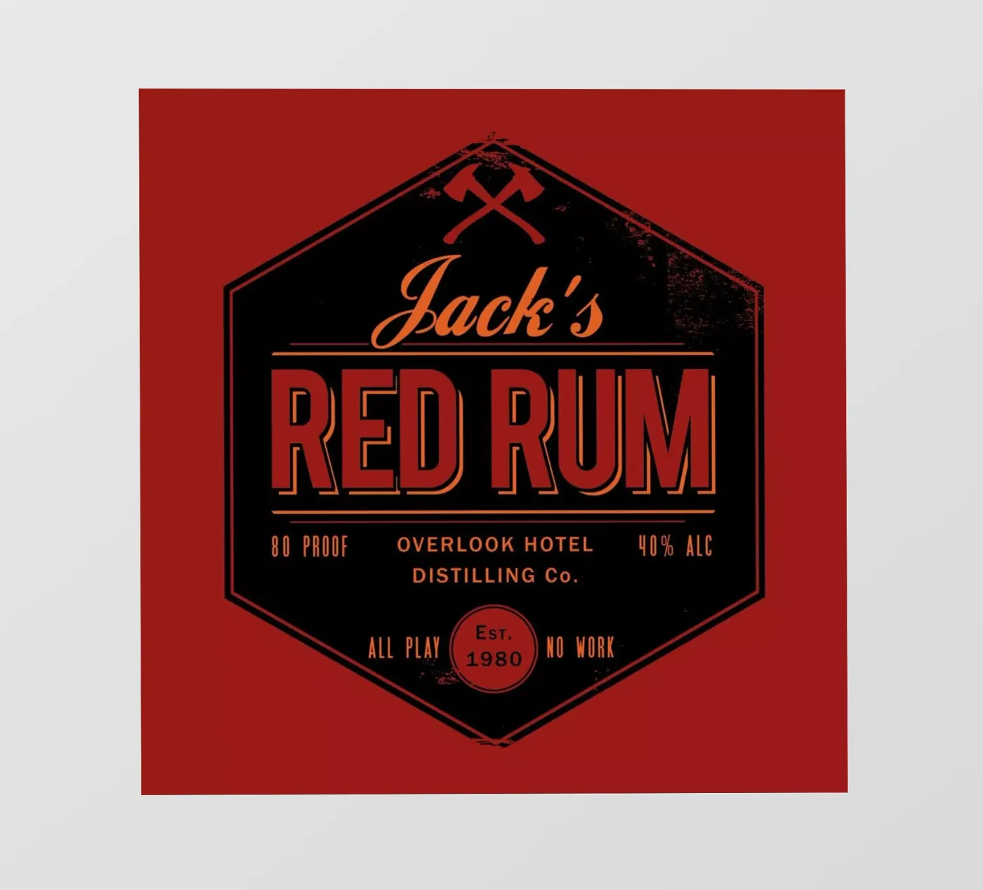 Jacks Red Rum pellicola backlit da DinoMike