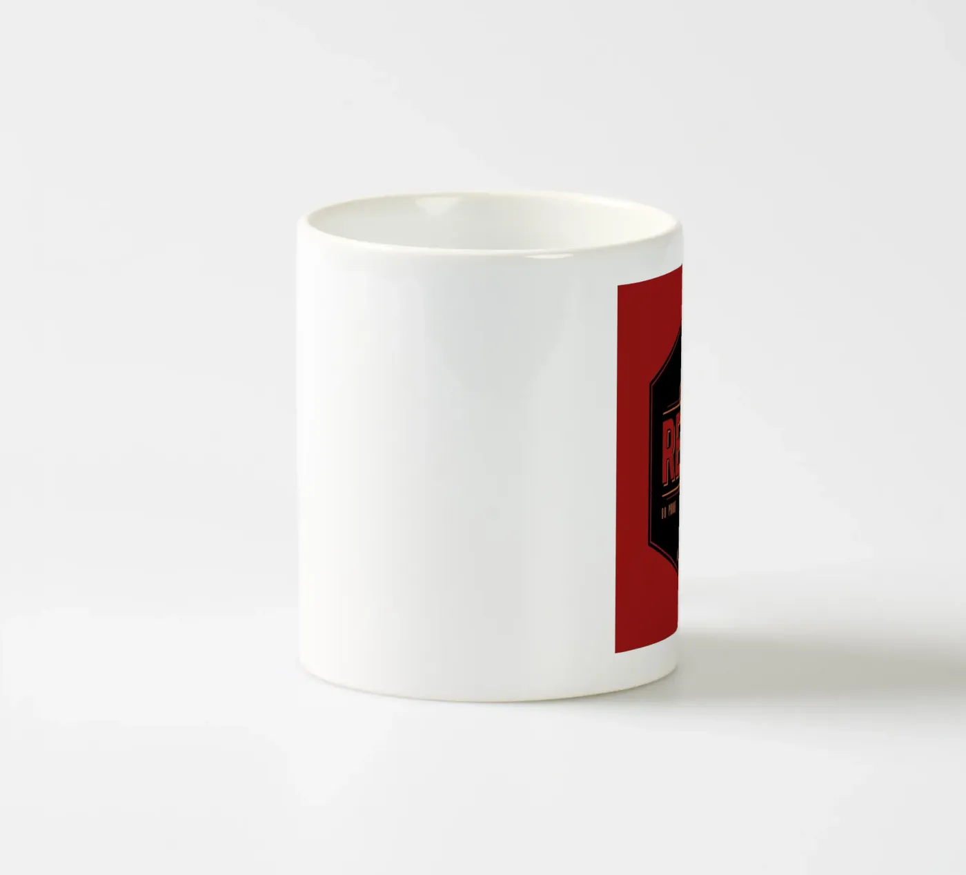 Jacks Red Rum ceramic mug by DinoMike