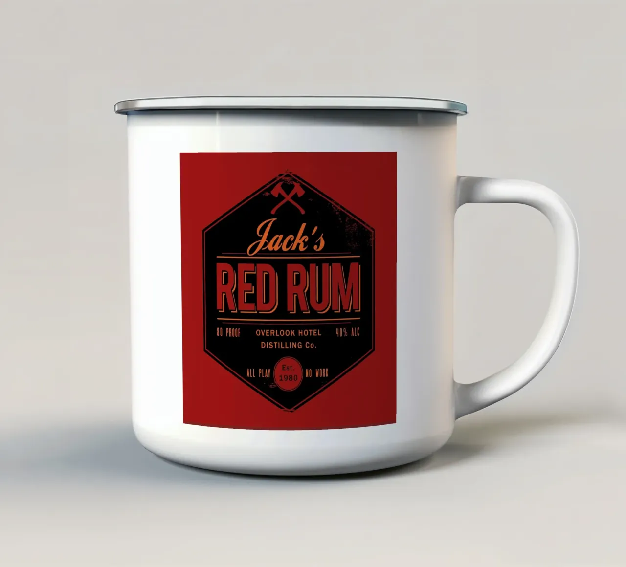 Jacks Red Rum tazza in smalto da DinoMike