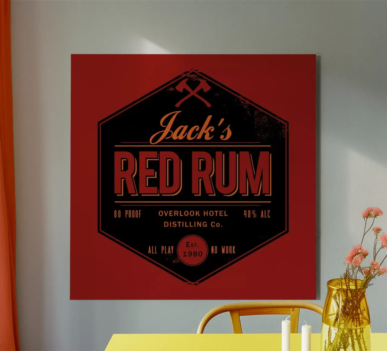 Jacks Red Rum alluminio dibond da DinoMike