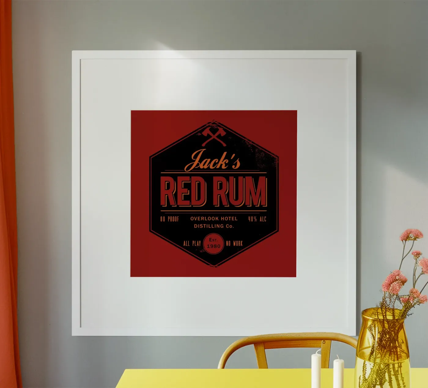 Jacks Red Rum poster van DinoMike