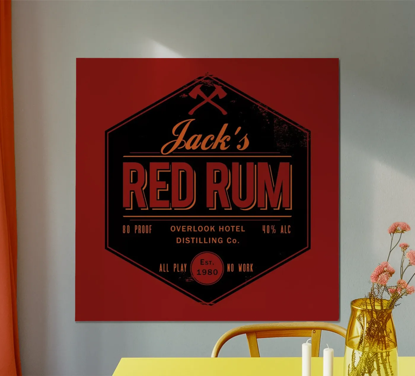 Jacks Red Rum poster van DinoMike