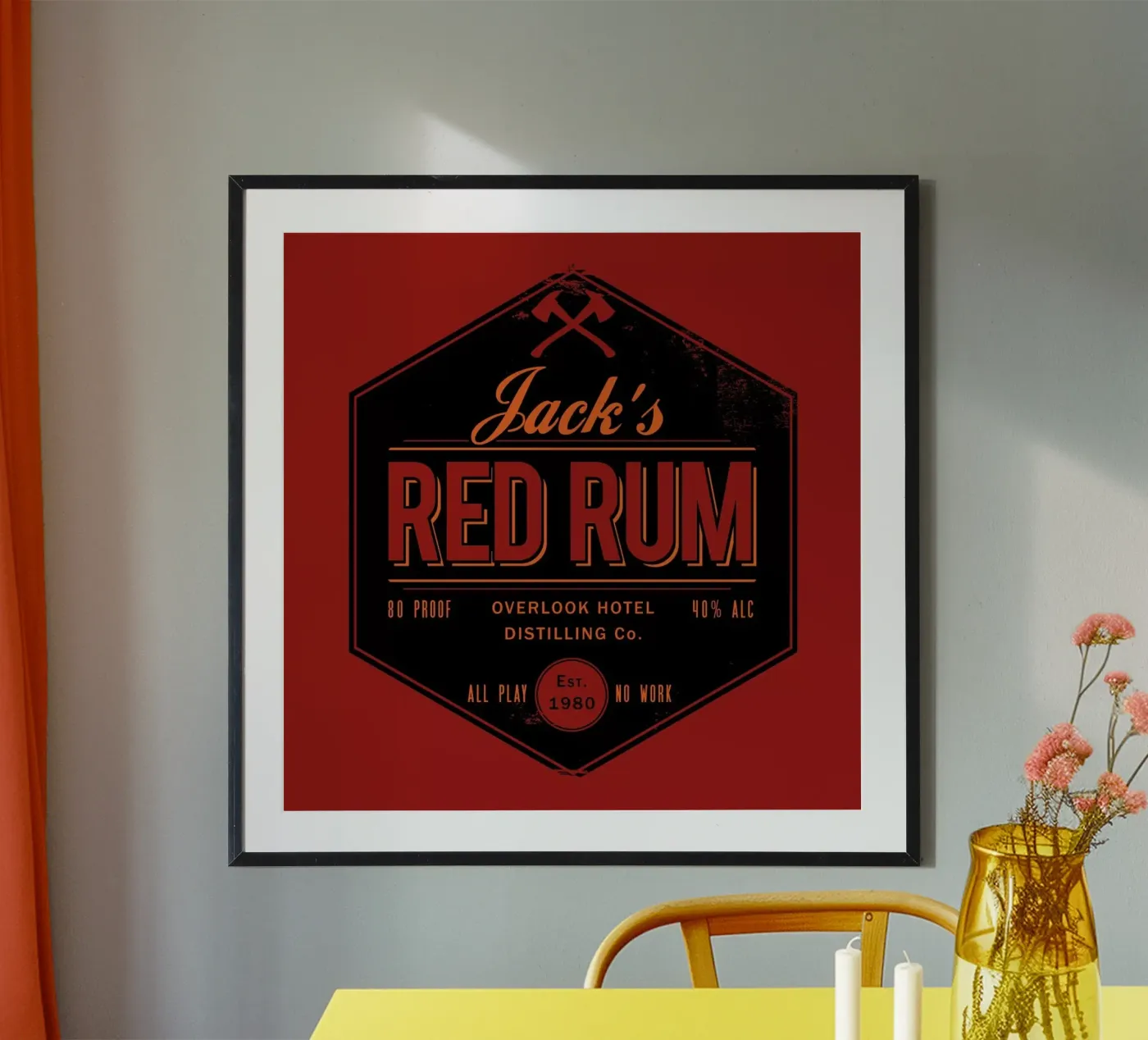 Jacks Red Rum poster van DinoMike