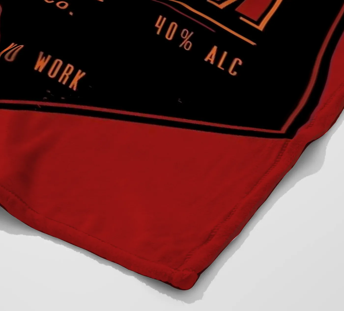 Jacks Red Rum Fleecedecke von DinoMike