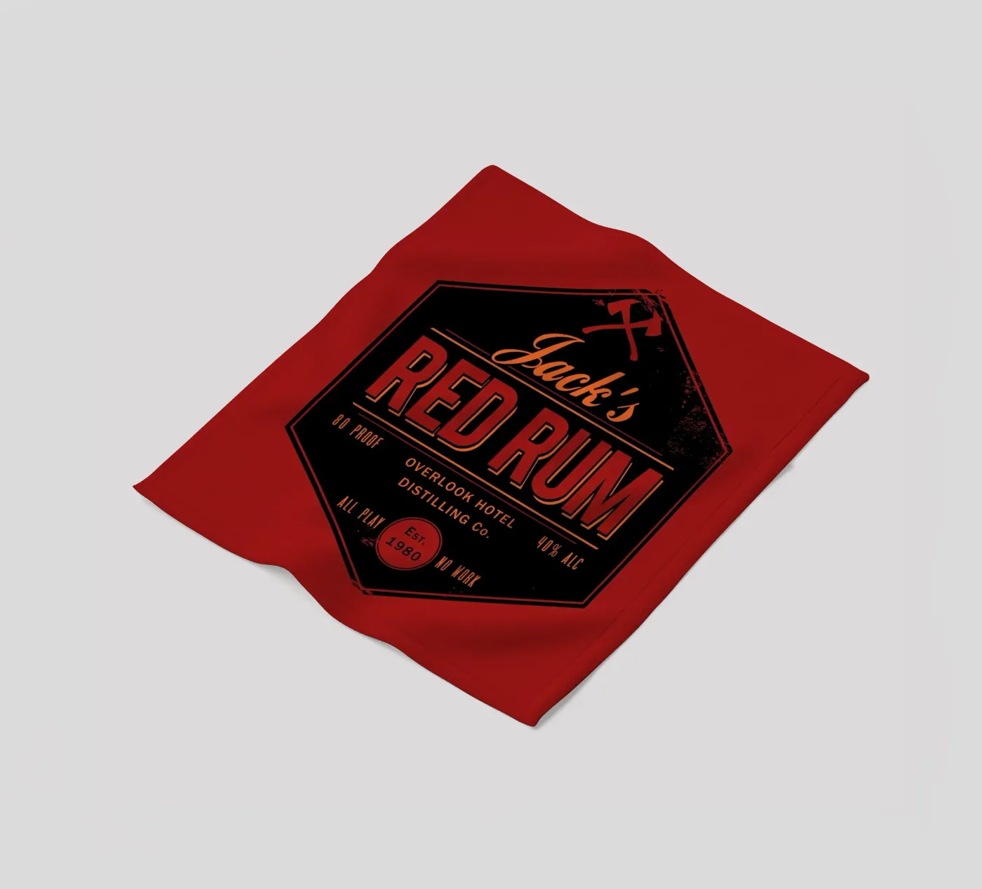 Jacks Red Rum Fleecedecke von DinoMike