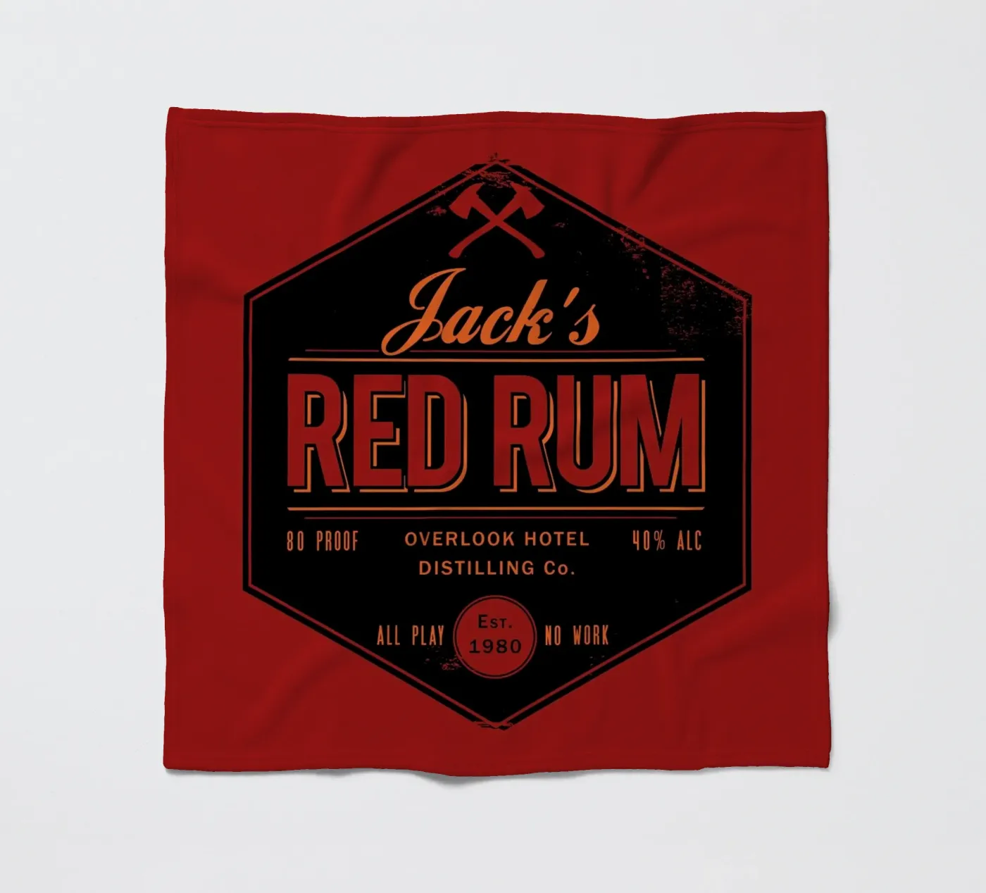 Jacks Red Rum Fleecedecke von DinoMike