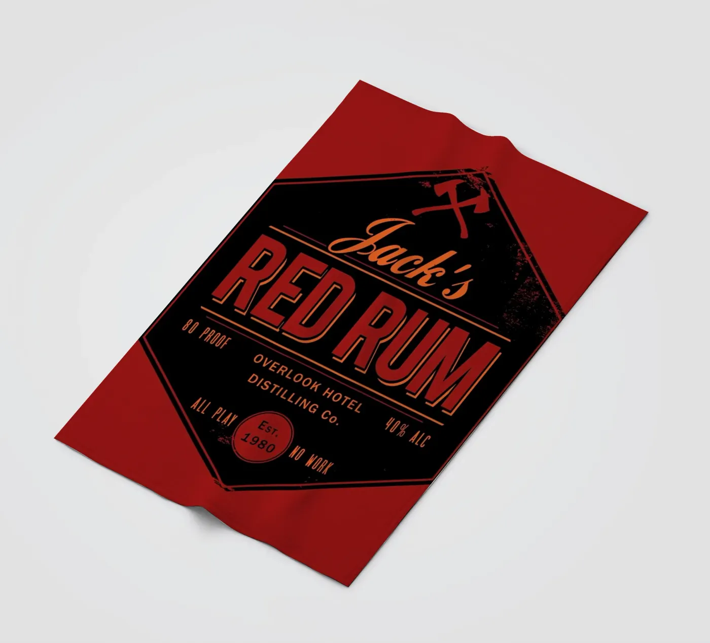 Jacks Red Rum Fleecedecke von DinoMike