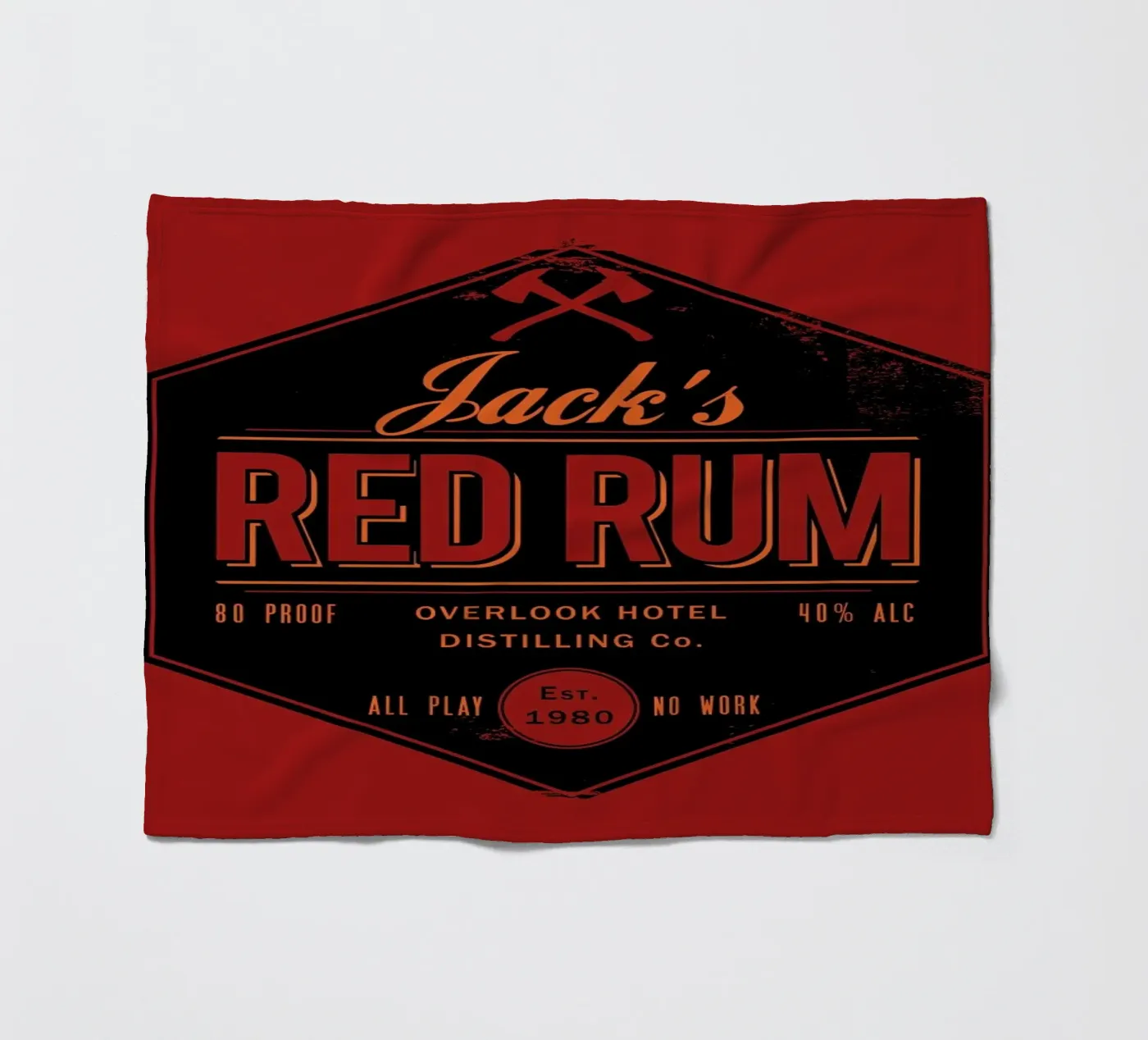 Jacks Red Rum Fleecedecke von DinoMike