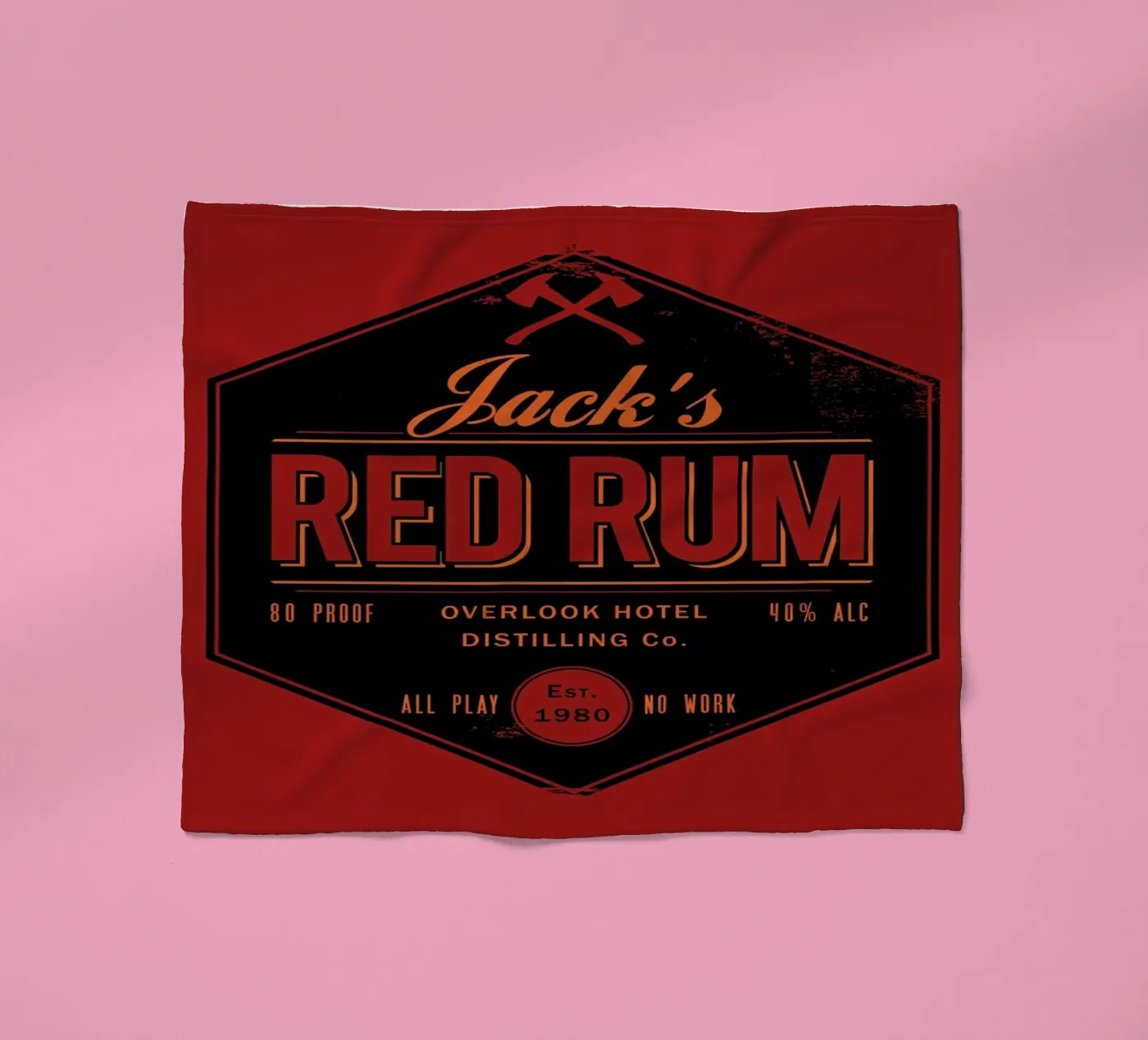Jacks Red Rum Fleecedecke von DinoMike