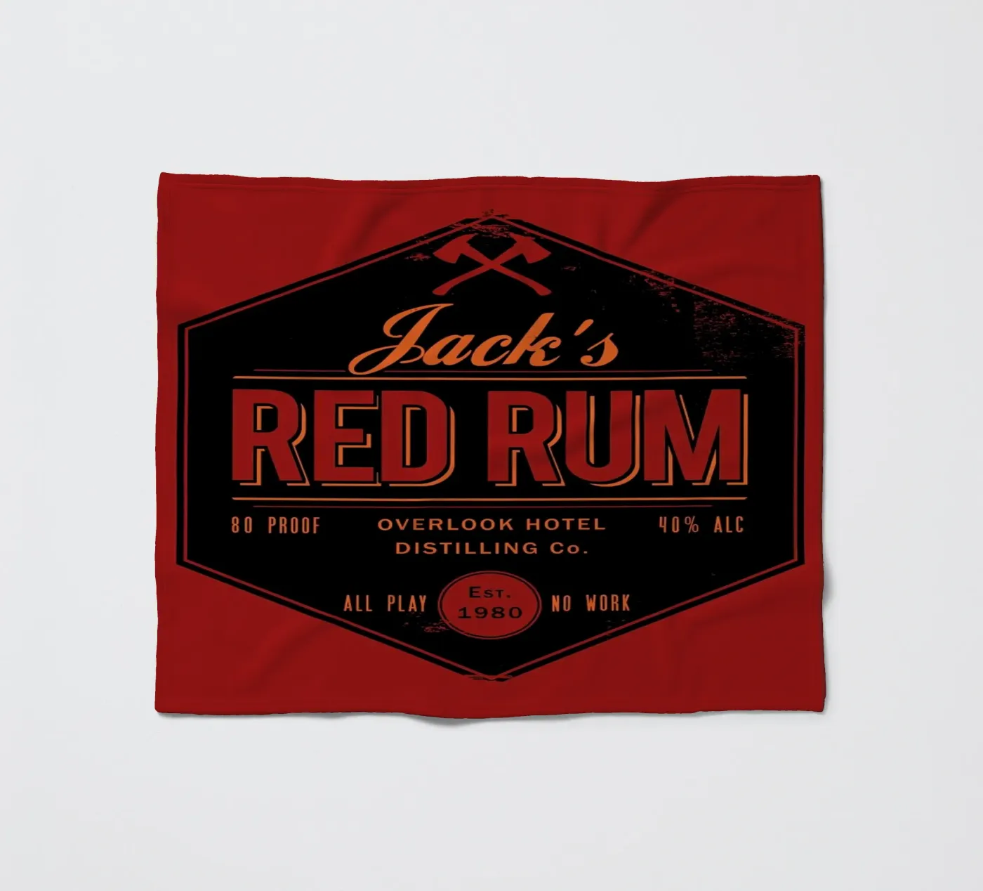 Jacks Red Rum Fleecedecke von DinoMike