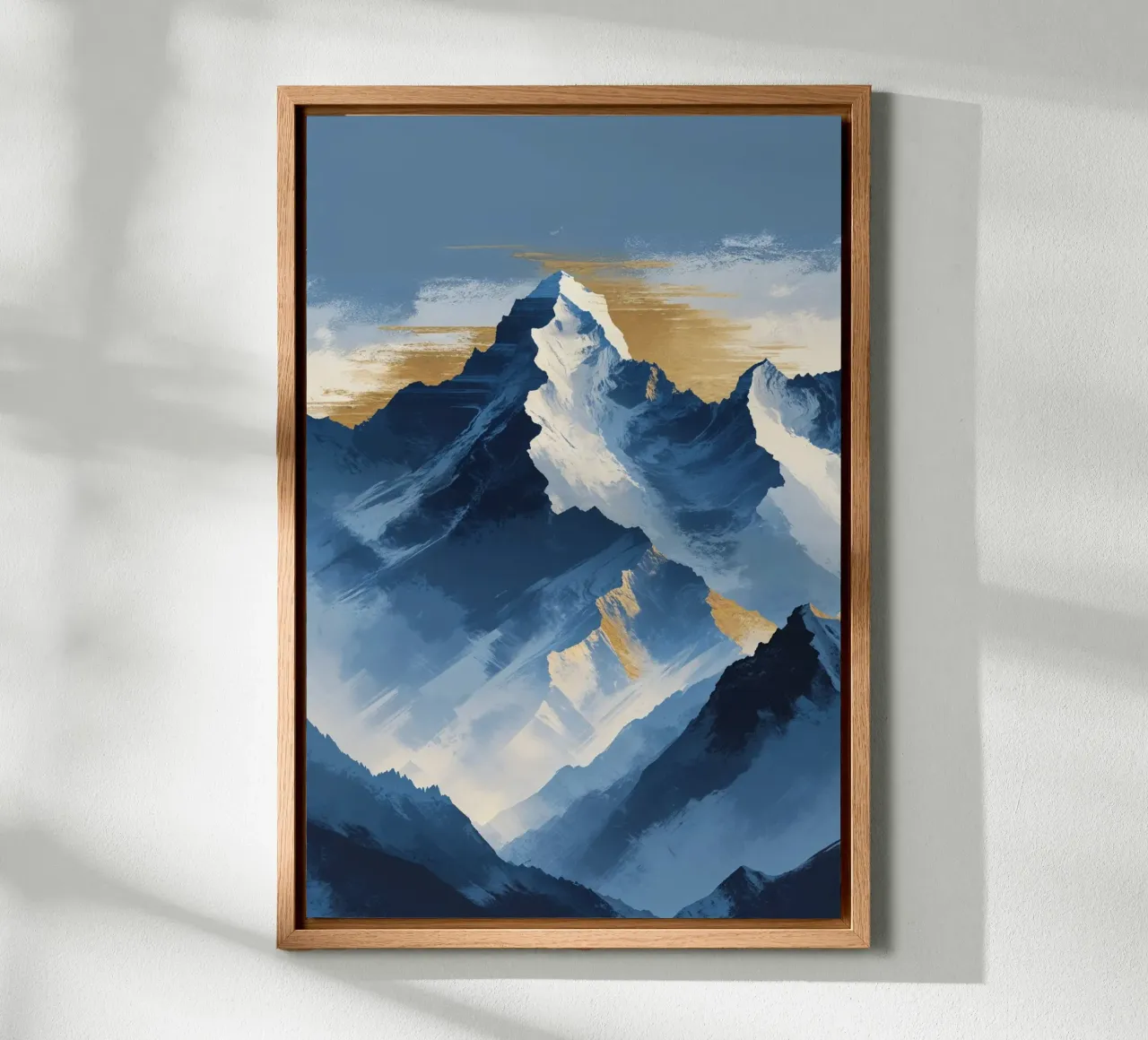 Kangchenjunga in Textured Abstract Expression alu-dibond by AlbertKlee