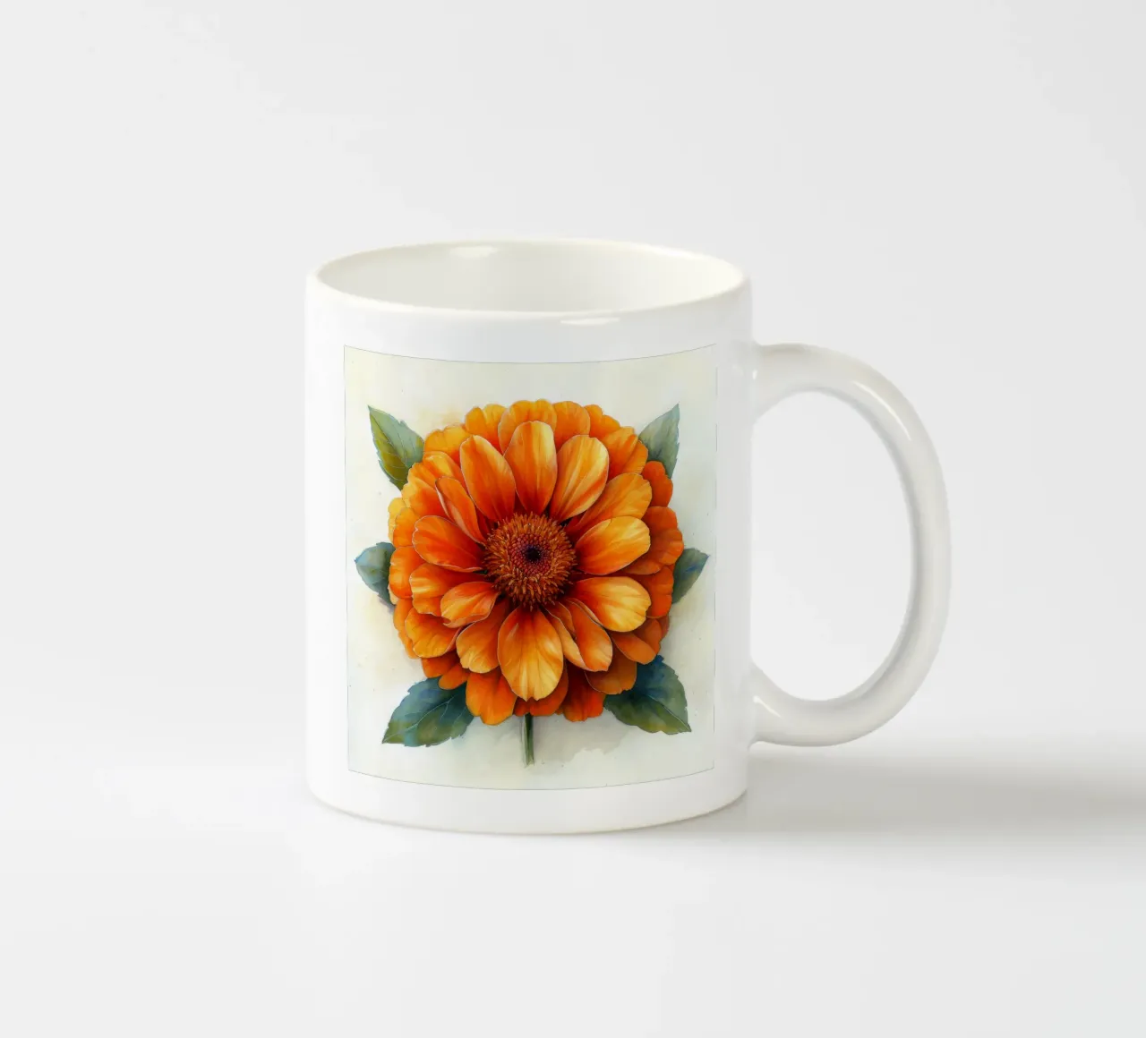 Fiore di calendula 2 tazza in ceramica da Bold Blooms