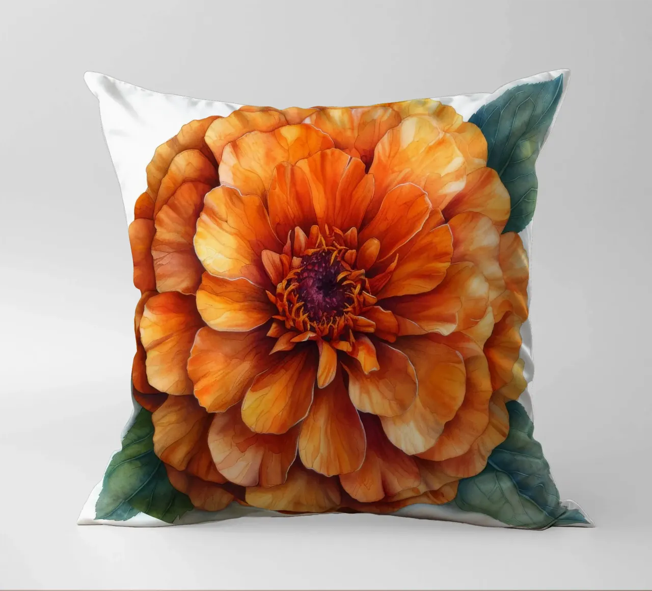 Fiore di calendula 3 cuscino da Bold Blooms