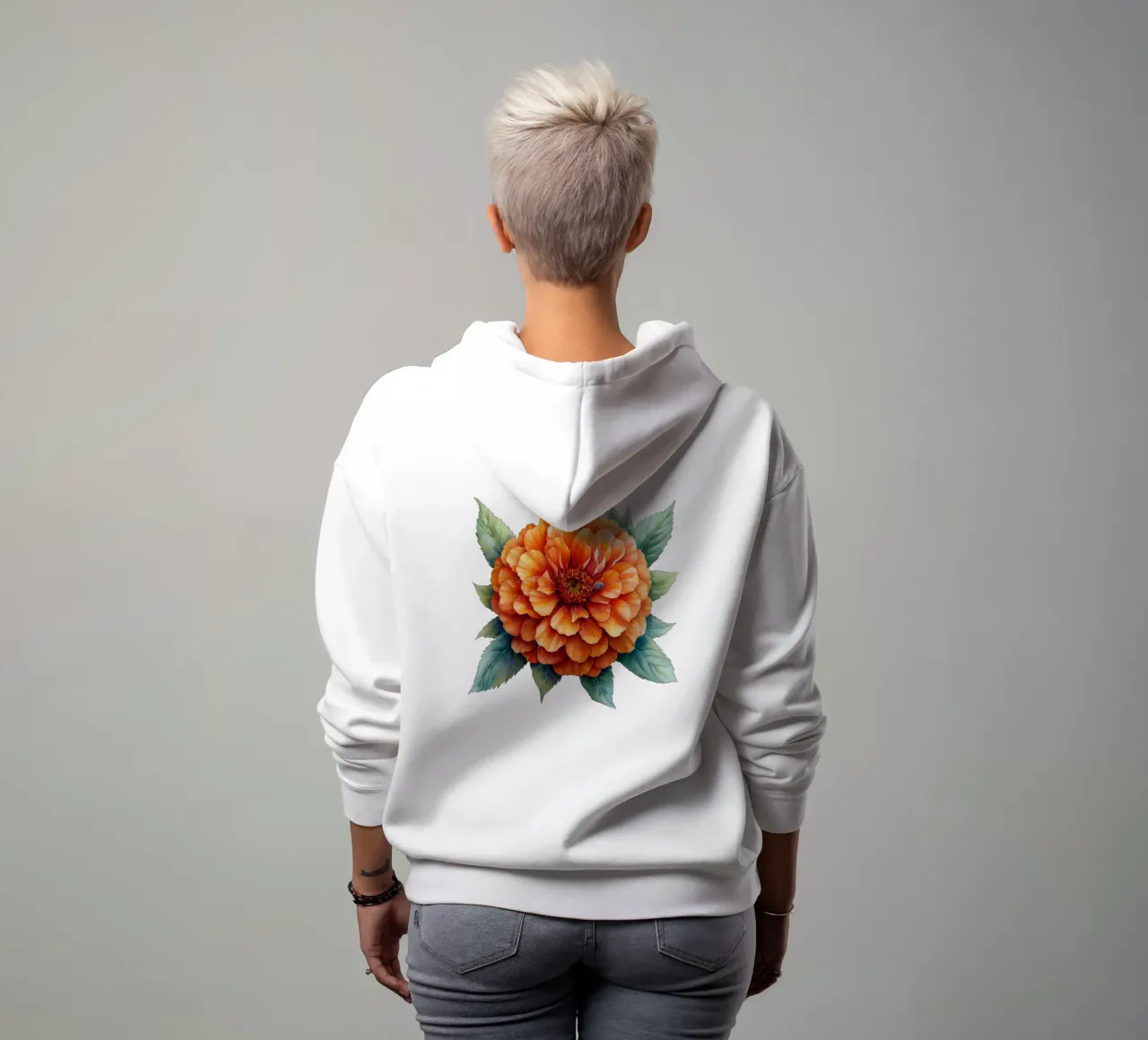 Fiore di calendula 4 felpa con cappuccio da Bold Blooms