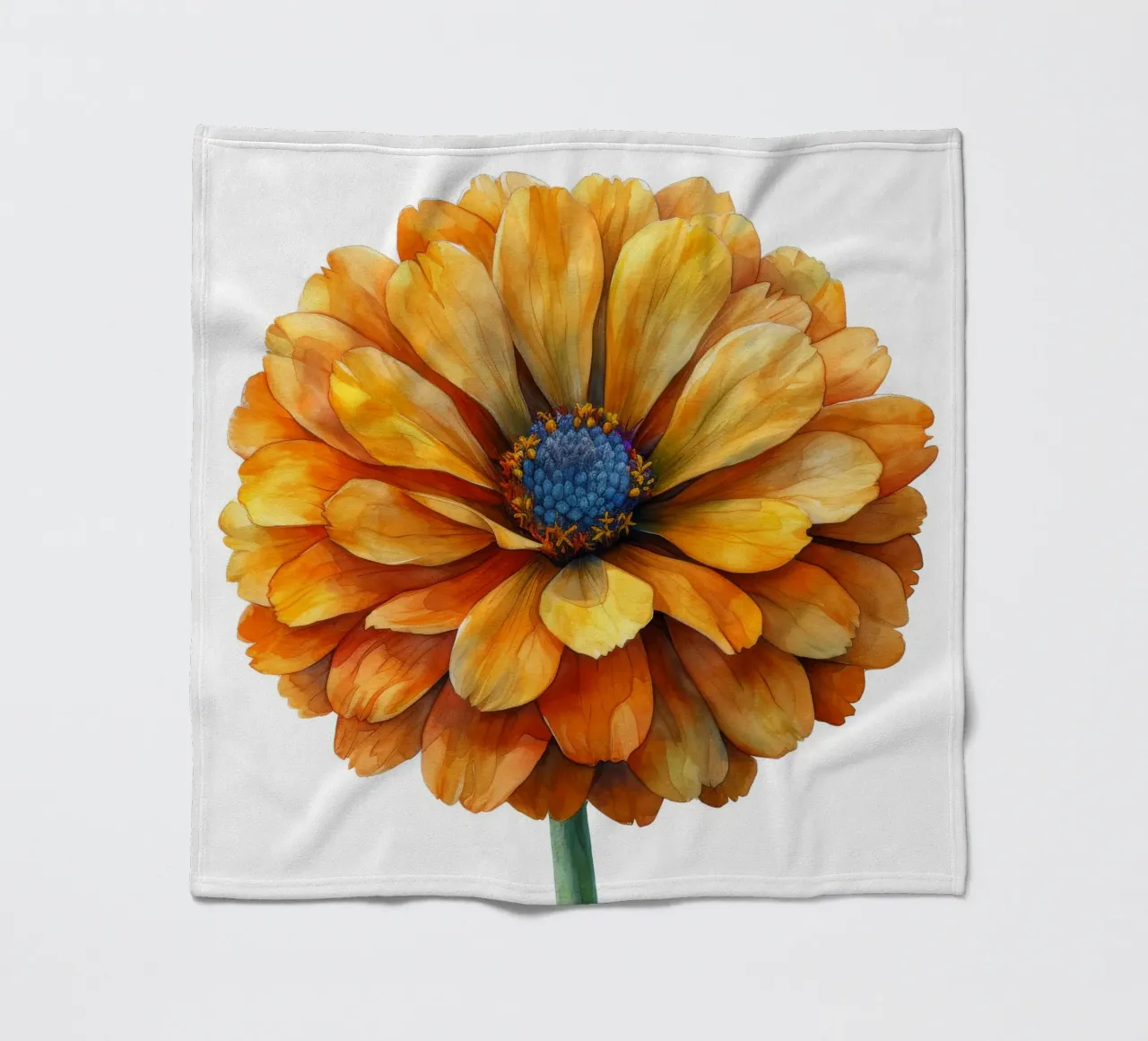 Fiore di calendula 1 coperta in pile da Bold Blooms