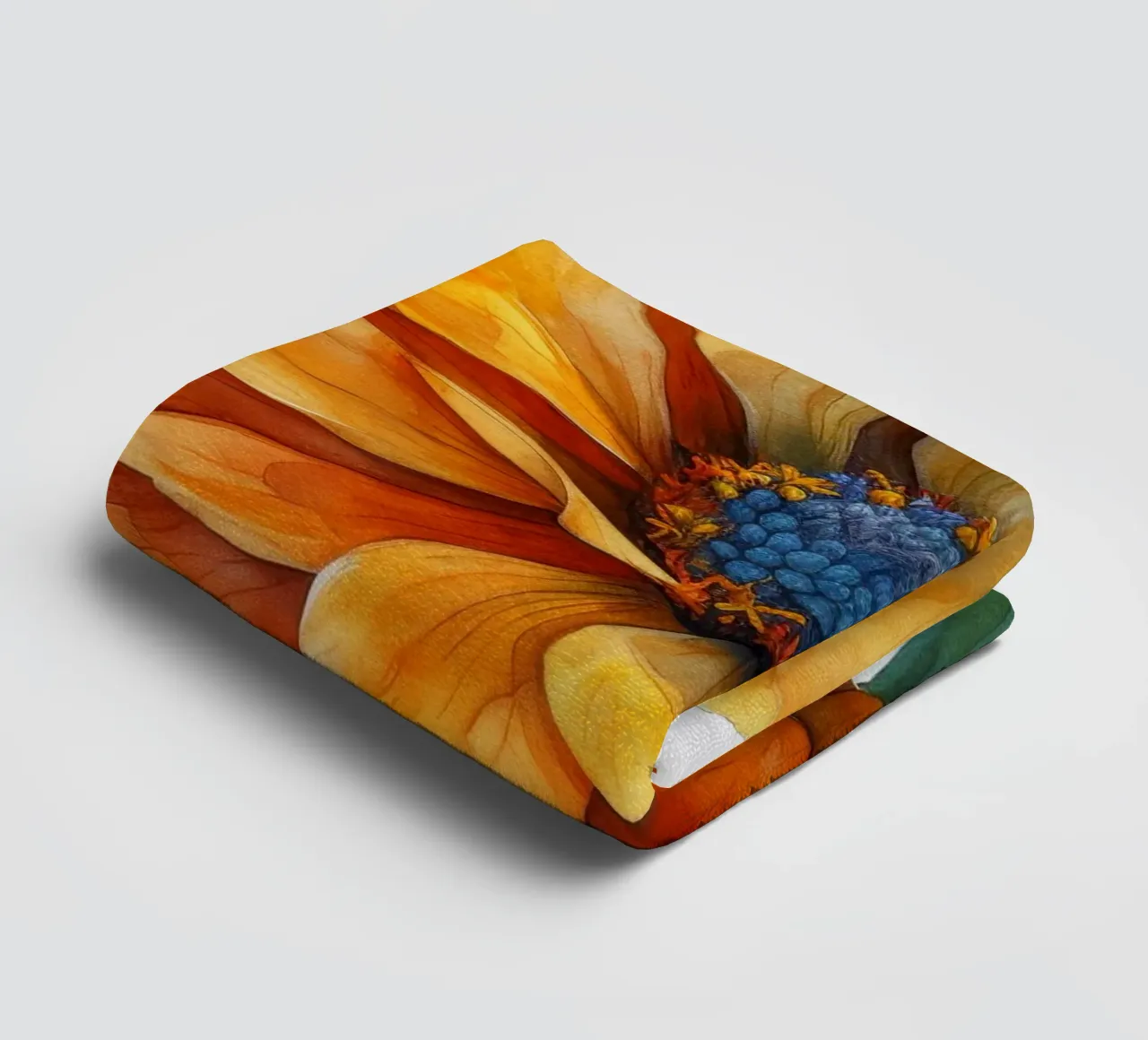 Goudsbloem 1 badhanddoek van Bold Blooms