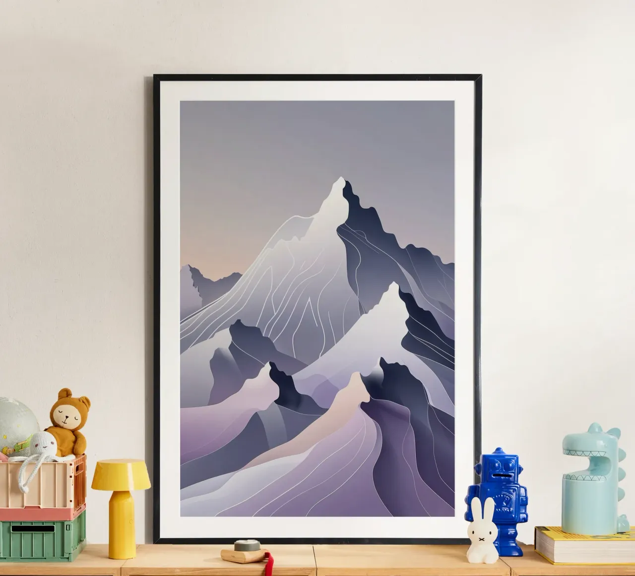 Flowing Silhouettes of Kangchenjunga carta hahnemühle da AlbertKlee