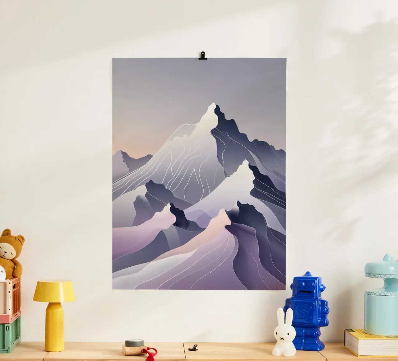 Flowing Silhouettes of Kangchenjunga carta hahnemühle da AlbertKlee